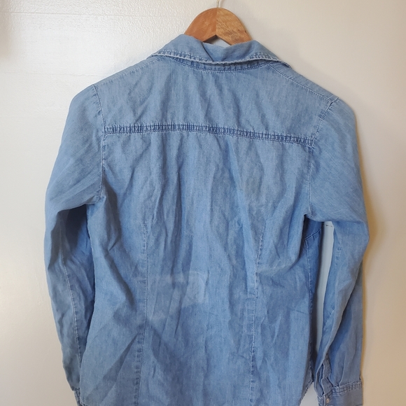 Blue button down - Picture 4 of 5